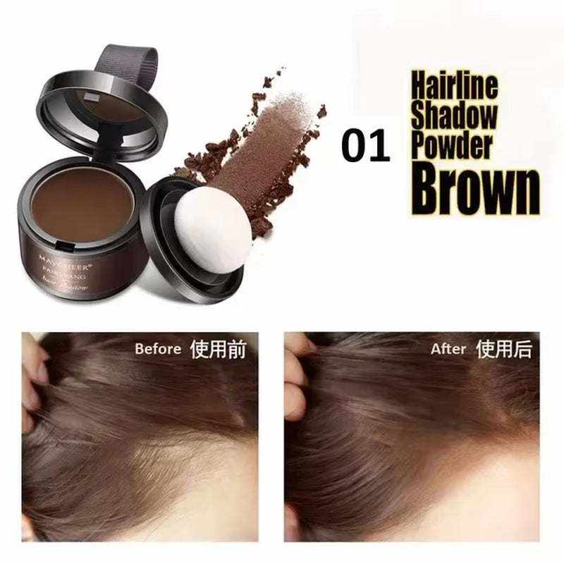 Maycheer Hairline Powder – for Instant Grey Root & Hairline Coverage..