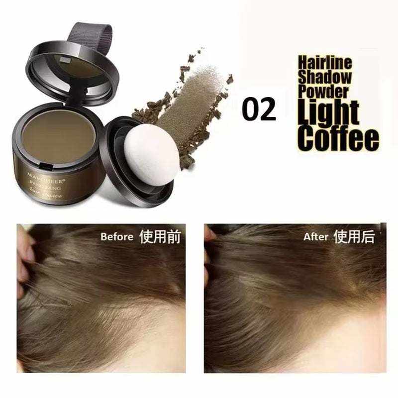 Maycheer Hairline Powder – for Instant Grey Root & Hairline Coverage..