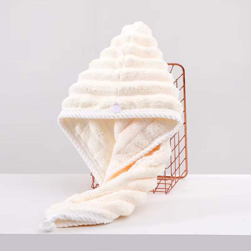 Dry Hair Cap for Women, Thickened and Super Absorbent Headscarf for Wiping Hair, Quick Drying Cap, Dry Hair Towel