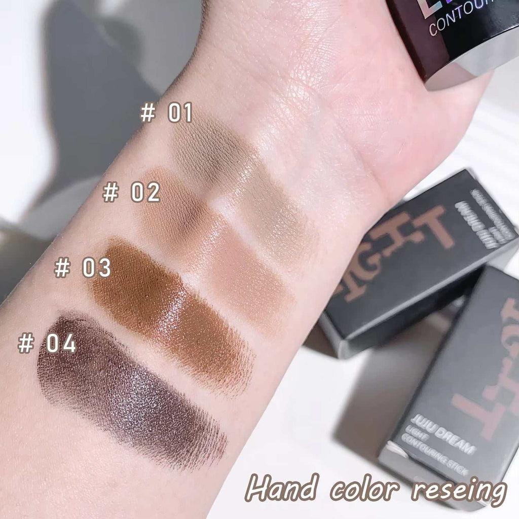 High-Light Trimming Stick Contour Shadow Cream Natural Nude Makeup Three-Dimensional Brightening Lying Silkworm Contour Stick