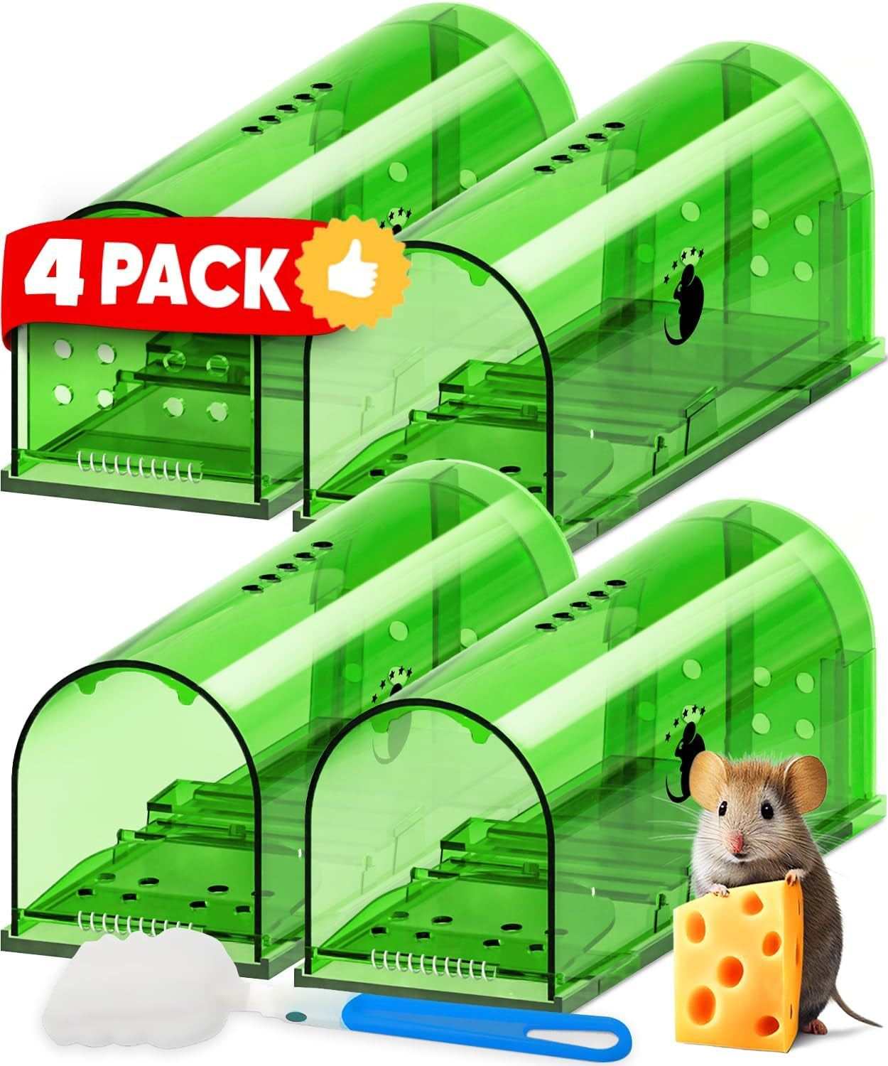 Humane No Kill Live Catch and Release Mouse Traps