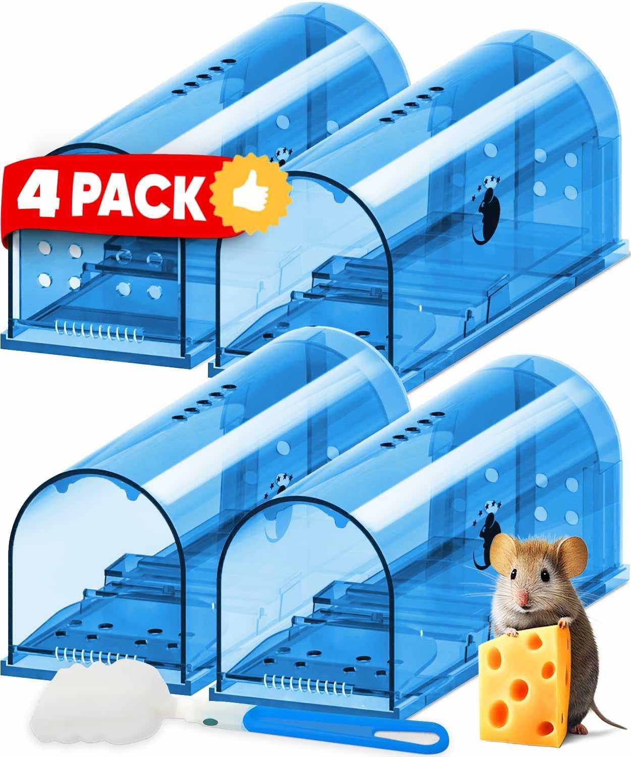 Humane No Kill Live Catch and Release Mouse Traps