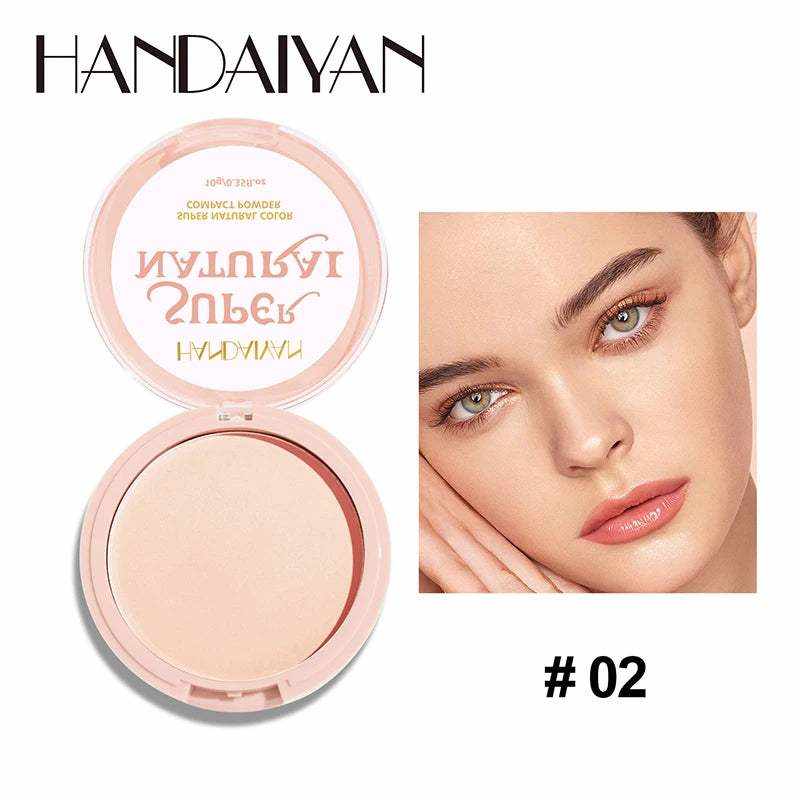 24 Hour Oil Control Pressed Powder Natural Matte Brighten Lasting Waterproof Setting Loose Powder Nude Translucent Powder Makeup