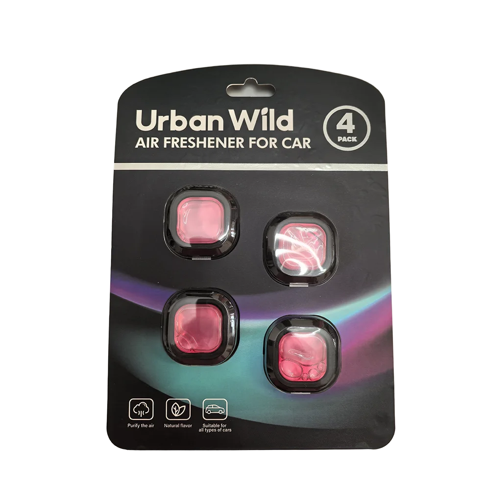 4 Pack Car Air Freshener Car Air Vent Freshener, Car Aroma Relax Long-Lasting Fragrance Powerful Odor Eliminator