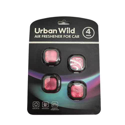 4 Pack Car Air Freshener Car Air Vent Freshener, Car Aroma Relax Long-Lasting Fragrance Powerful Odor Eliminator