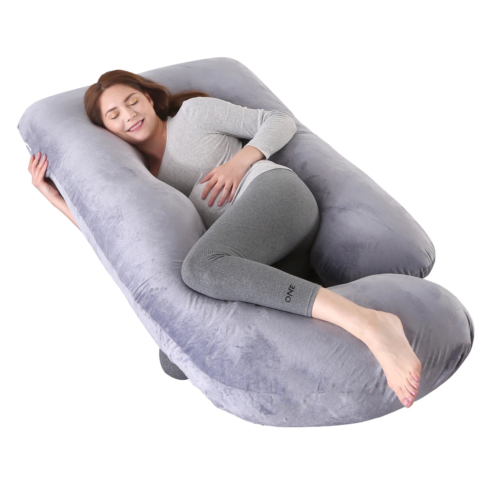 Pregnancy Pillows for Sleeping, G Shaped Full Body Maternity Pillow with Removable Cover - Support for Belly for Pregnant Women