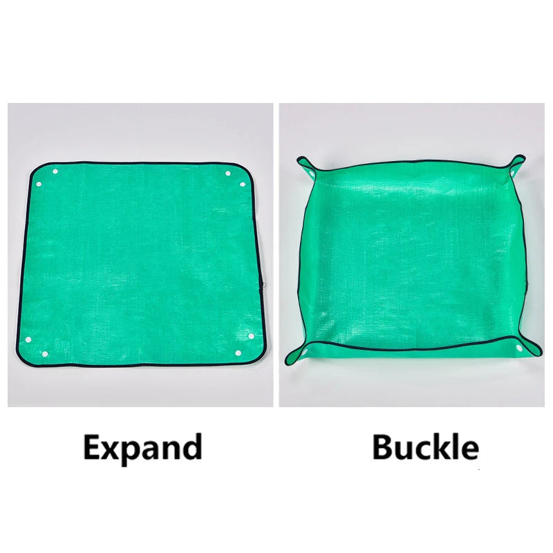 1Pcs Planting Mat 50Cm-100Cm Gardening Potting Pad Foldable Garden Plant Flower Pot Transplanting Waterproof Mats