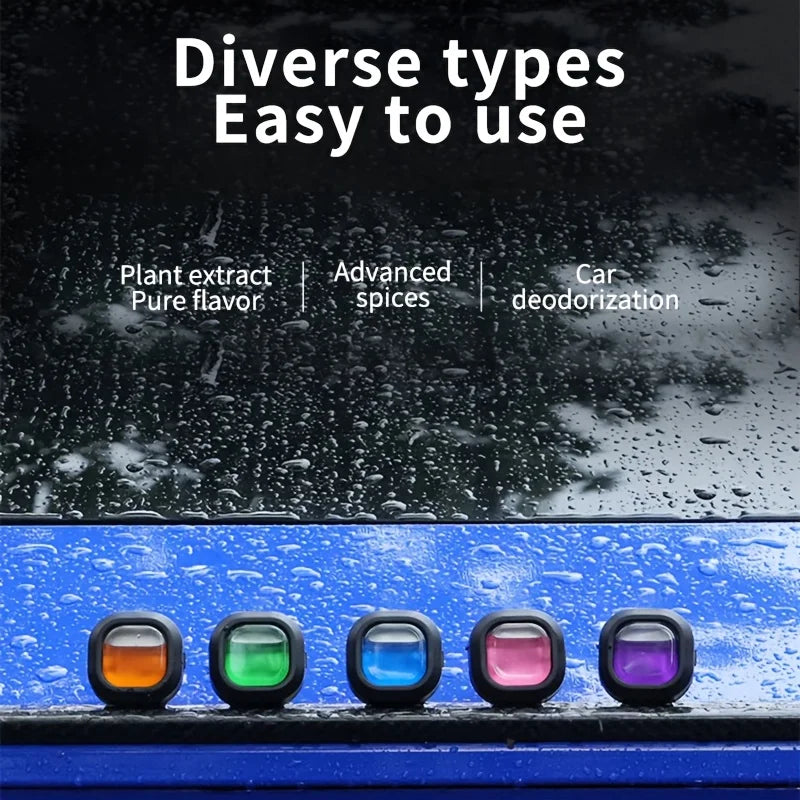 4 Pack Car Air Freshener Car Air Vent Freshener, Car Aroma Relax Long-Lasting Fragrance Powerful Odor Eliminator