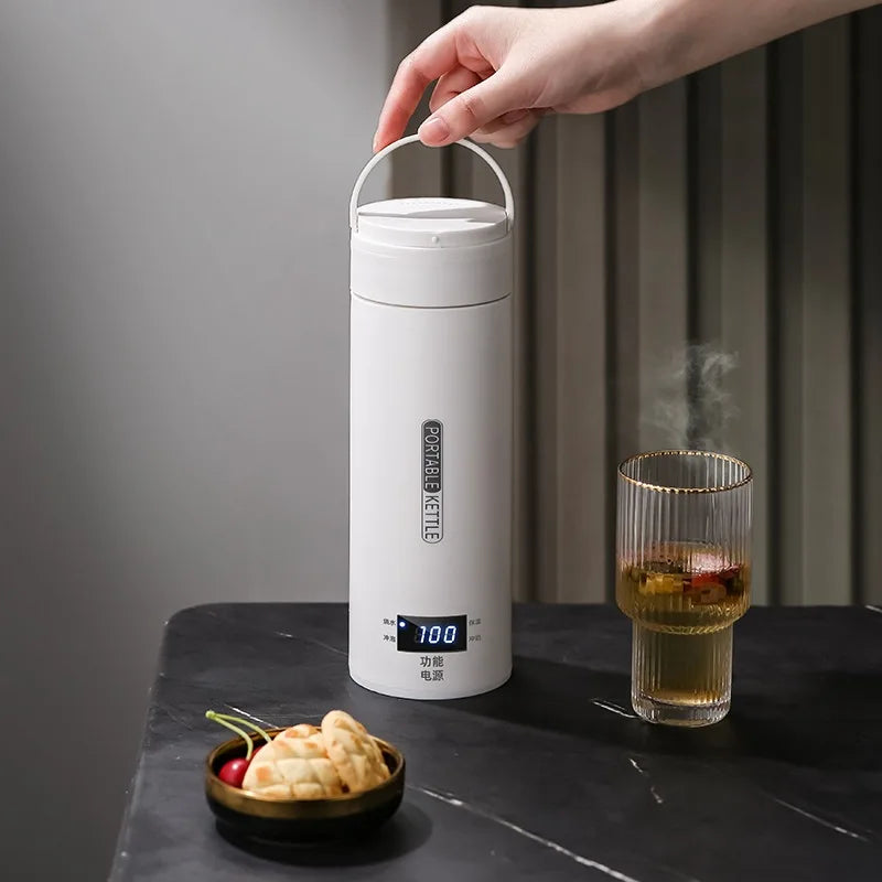 500ML Travel Electric T Kettle Fast Boiling Water Portable Baby Milk Warmer Kettle 304 Stainless Steel Thermo Kettles
