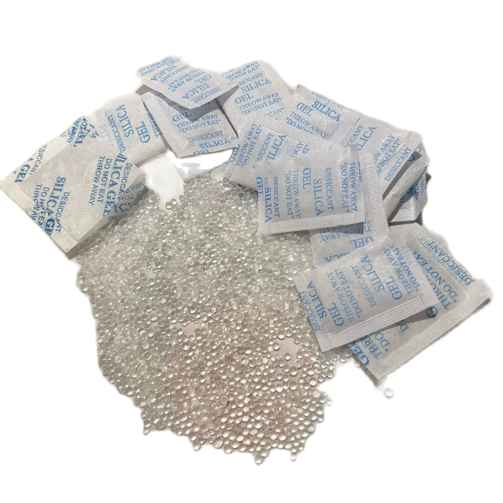 1G 50/100/200/500 Packs Non Toxic Nonwovens Silica Gel Desiccant Damp Kitchen Room Living Moisture Dehumidifier Absorber Bag