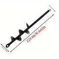 Garden Auger Spiral Drill Bit with 3/8" Hex Drive Drill Planting Hole Digger Tool Loose Soil Drill Bit Accessories