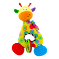 Rattles Animal Giraffe Baby Soft Stuffed Doll Teether Doll Cute Kids Infant Baby Teething Toys for Newborn Sensory Plush Toys