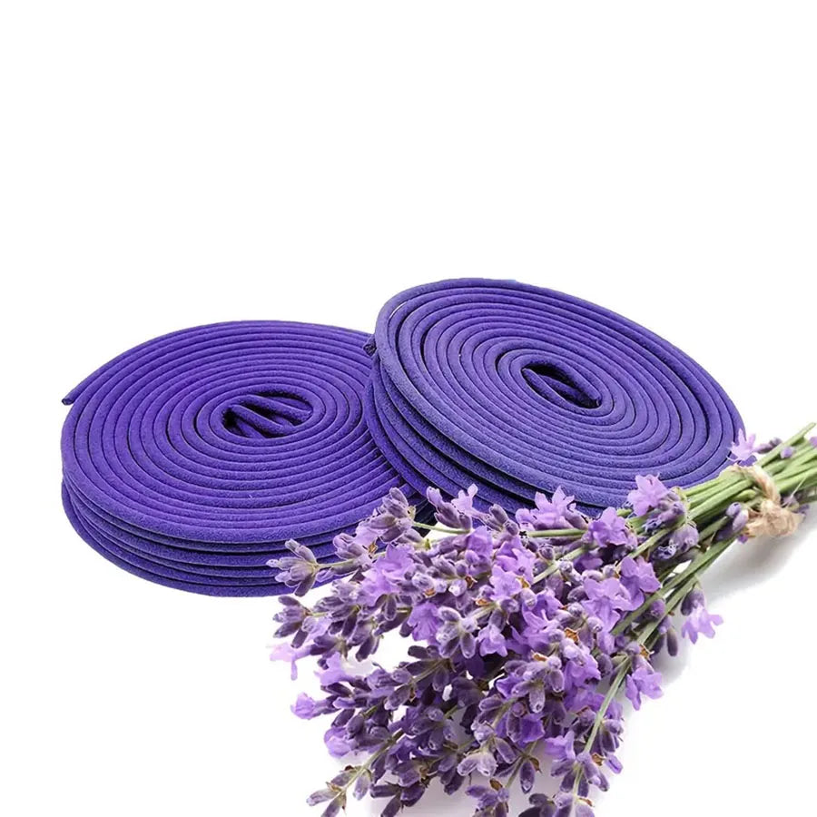 40 Lavender Aromatherapy Coils, Long-Lasting Fragrance Spices Suitable for Air Purification, Yoga, Meditation