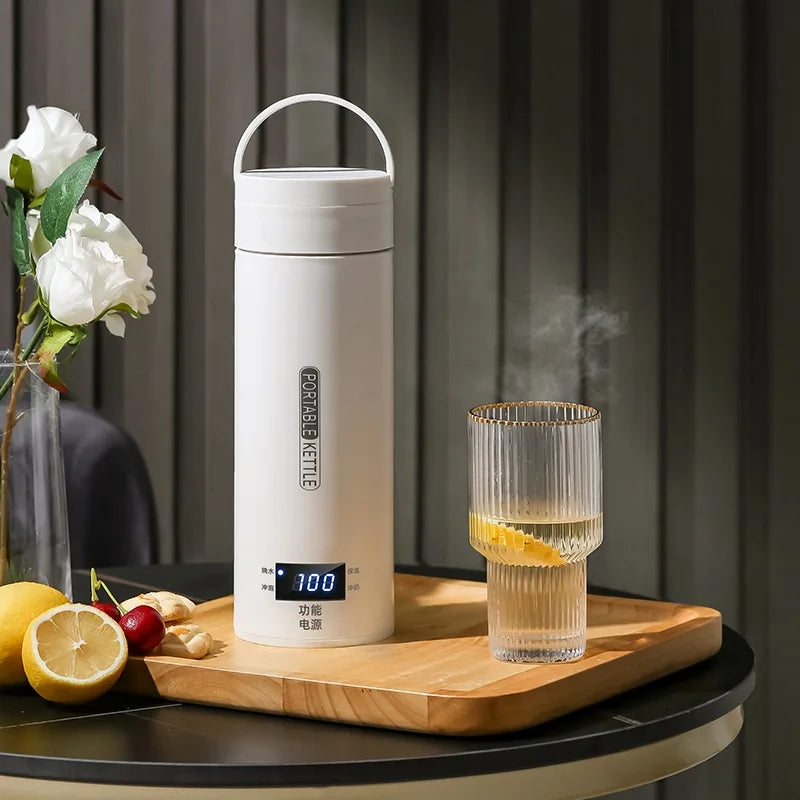 500ML Travel Electric T Kettle Fast Boiling Water Portable Baby Milk Warmer Kettle 304 Stainless Steel Thermo Kettles