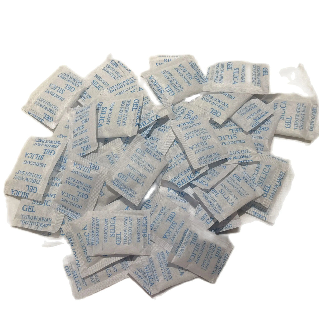 1G 50/100/200/500 Packs Non Toxic Nonwovens Silica Gel Desiccant Damp Kitchen Room Living Moisture Dehumidifier Absorber Bag