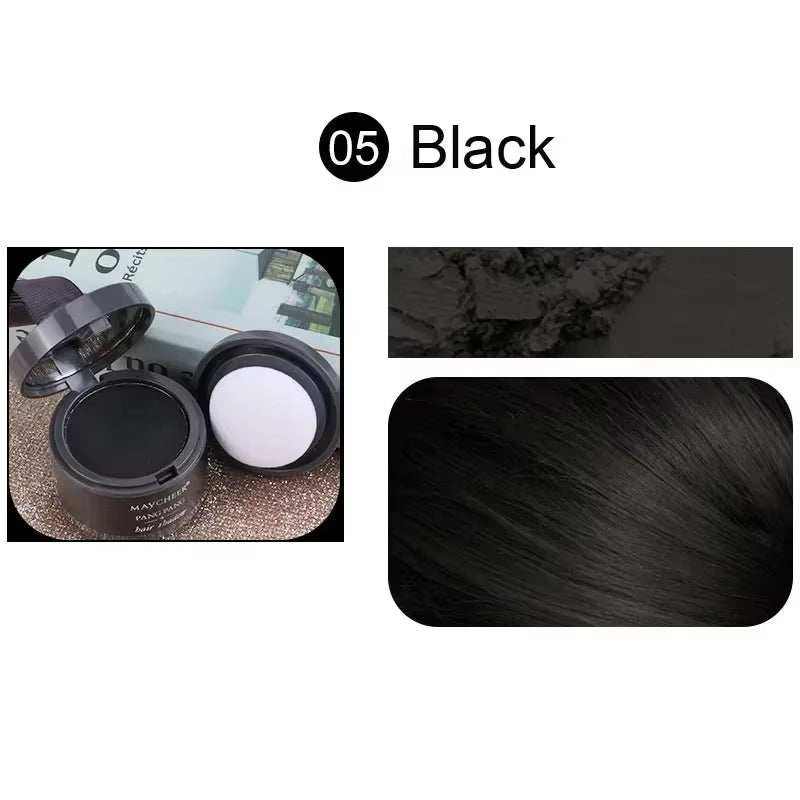 Maycheer Hairline Powder – for Instant Grey Root & Hairline Coverage..