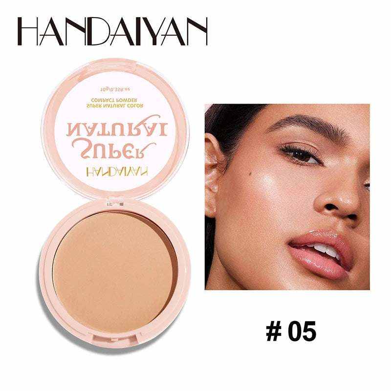 24 Hour Oil Control Pressed Powder Natural Matte Brighten Lasting Waterproof Setting Loose Powder Nude Translucent Powder Makeup