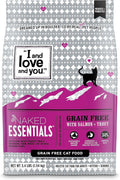 Naked Essentials Dry Cat Food - Salmon + Trout - Grain Free, Real Meat, No Fillers, Prebiotics + Probiotics